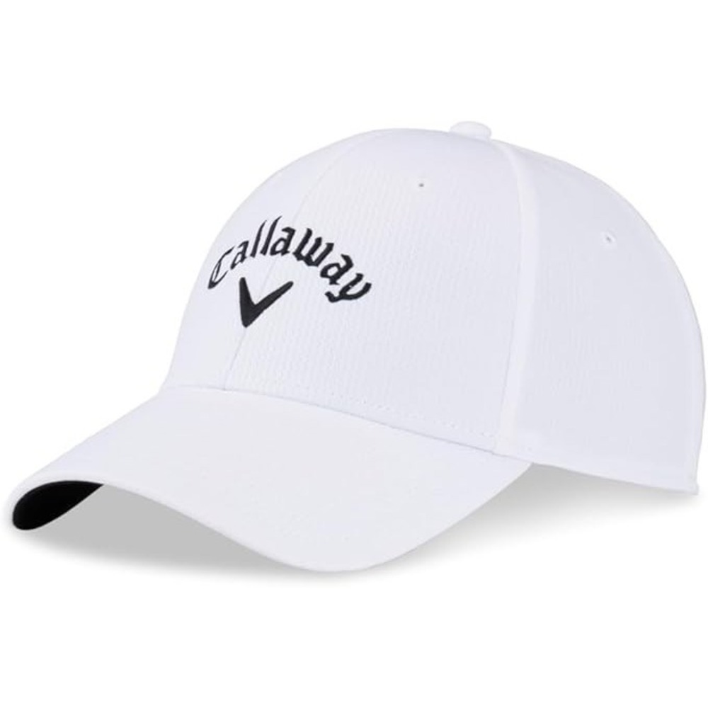 Callaway‎ Unisex Adult Perf Front Crest Str Cap, White - Picture 2 of 5
